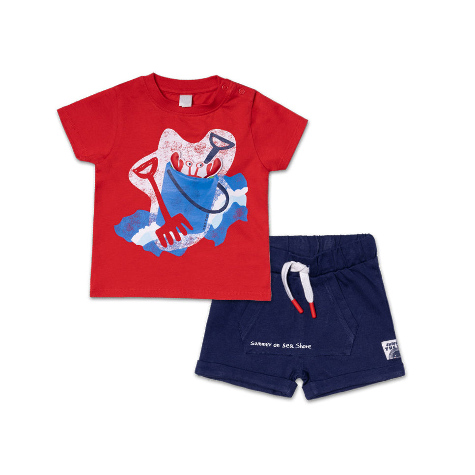 Ensemble deux pièces de la Ligne Vêtements Enfant Tuc Tuc, avec un t-shirt à manches courtes avec...