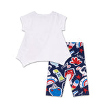 T SHIRT E LEGGINGS CAPRI JERSEY - TUC TUC - Sesso: Bambina - Colore: uni - Stagione: Primavera-Estate