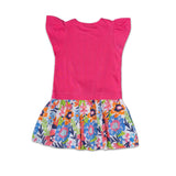 ROBE EN JERSEY ET POPELINE