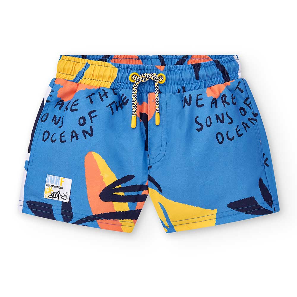 Boxer mer de la Ligne Vêtements Enfant Tuc Tuc.Compositions : POLYESTER 100,0 %, POLYESTER 100,0 %