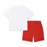 T-SHIRT AND BERMUDA SHORTS IN JERSEY FABRIC