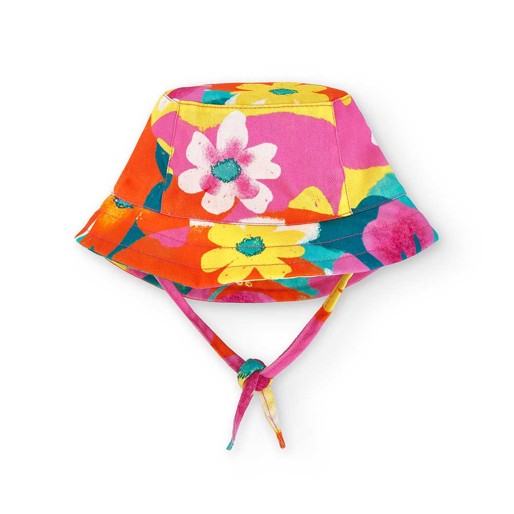 Cappellino de la Ligne Vêtements Fille Tuc Tuc, en couleurs fluo avec motif floral. 
Compositions...