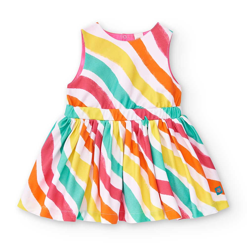 Robe de la Ligne Vêtements Fille Tuc Tuc, avec modèle cintré à la taille. Avec jupe ample et déco...