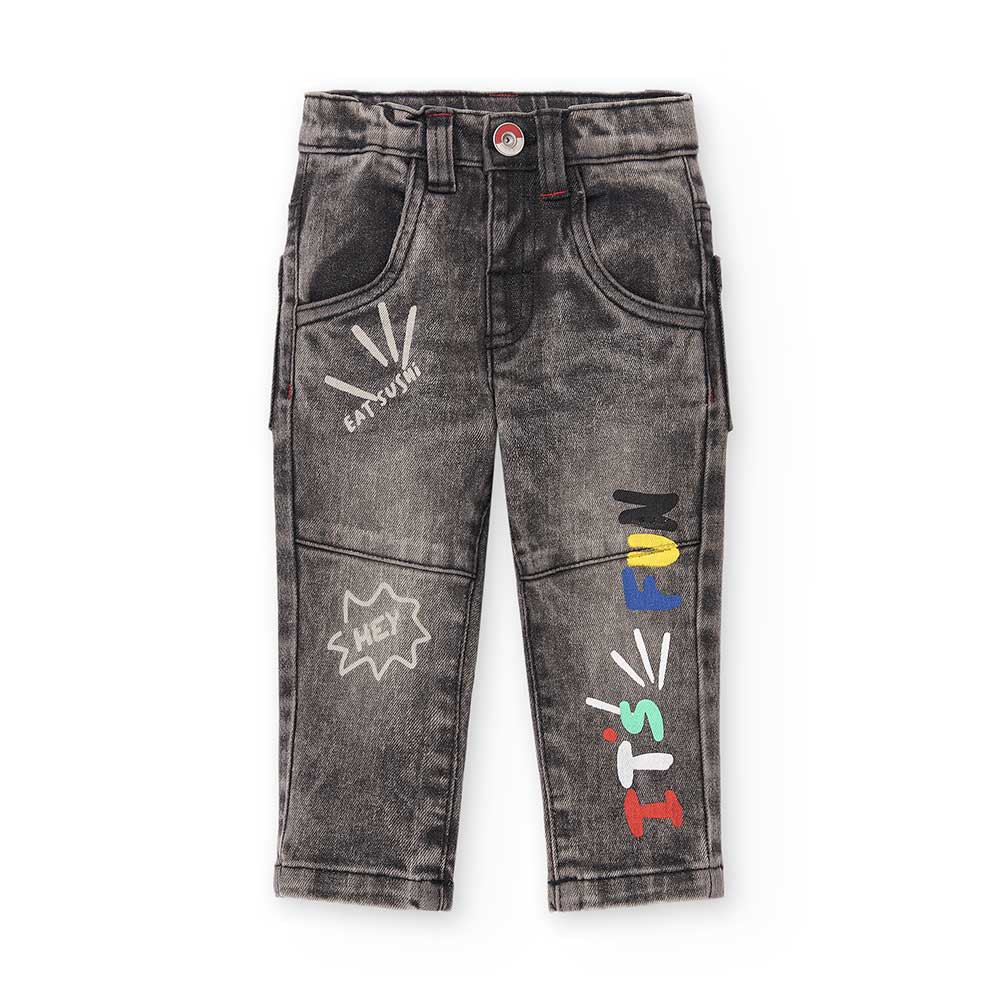 Pantalon en jean de la Ligne Vêtements Enfant Tuc Tuc, avec taille réglable à la taille et petite...
