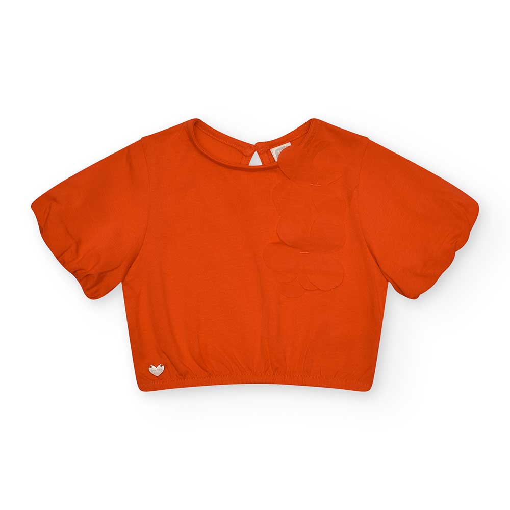 Maglietta Linea Abbigliamento Bambina Tuc Tuc, con elastico sul fondo, modello a palloncino con a...