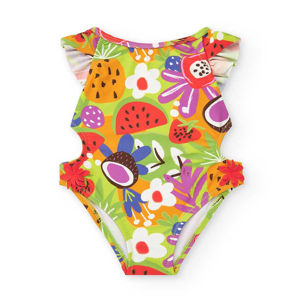 Trikini della Linea Abbigliamento Bambina Tuc Tuc, con fantasia multicolor.
Composizione:Poliammi...