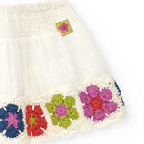 JUPE EN TOILE DE COTON