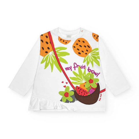 T-SHIRT JERSEY - TUC TUC - Sesso: Bambina - Colore: Bianco - Stagione: Primavera-Estate
