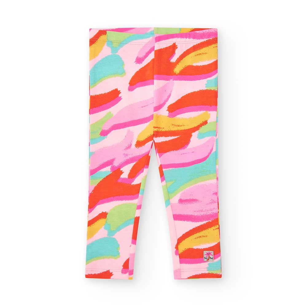 Leggings à motifs de la Ligne Vêtements Fille Tuc Tuc, avec des couleurs fluo et longueur.Composi...