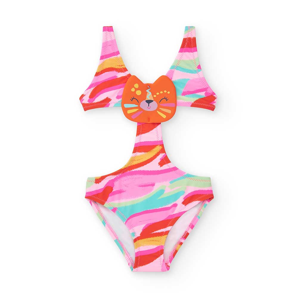Trikini de la ligne Vêtements Fille Tuc Tuc, avec motif multicolore.Compositions : Polyamide 82 %...
