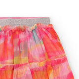 JUPE EN JERSEY ET TULLE