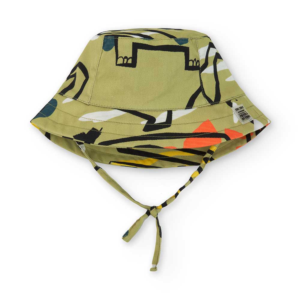 Berrettino de la Ligne Vêtements Enfant Tuc Tuc, avec visière et couleurs vives.Compositions : Co...