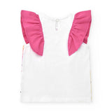 T-SHIRT E PANTALONICINI JERSEY - TUC TUC - Sesso: Bambina - Colore: Bianco - Stagione: Primavera-Estate