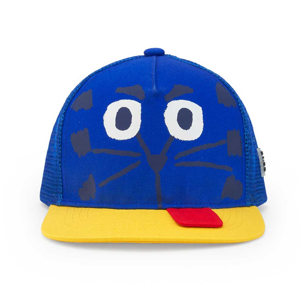 Beach hat from the Tuc Tuc Children's Clothing Line, with an all-over colorful pattern.
Compositi...