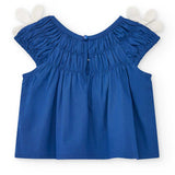 CAMICIA TELA COTOE - TUC TUC - Sesso: Bambina - Colore: Blu - Stagione: Primavera-Estate