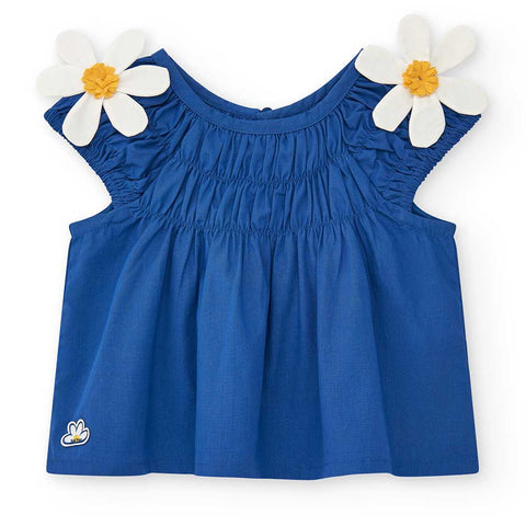 CAMICIA TELA COTOE - TUC TUC - Sesso: Bambina - Colore: Blu - Stagione: Primavera-Estate