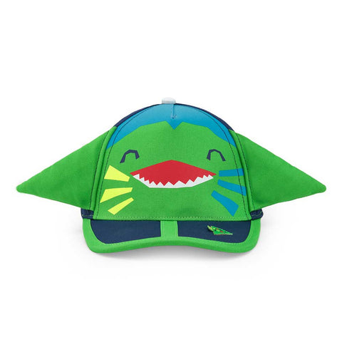 Cappello estivo bambini con design colorato e orecchie di pesce.