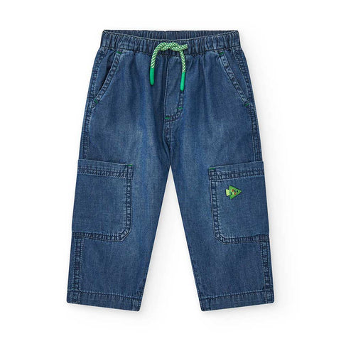 COTTON CANVAS PANTS