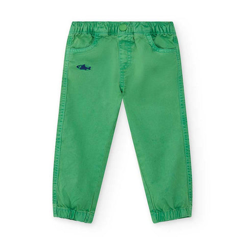 PANTALONI TELA COTONE - Tuc Tuc - Colore: Verde - Stagione: Primavera-Estate