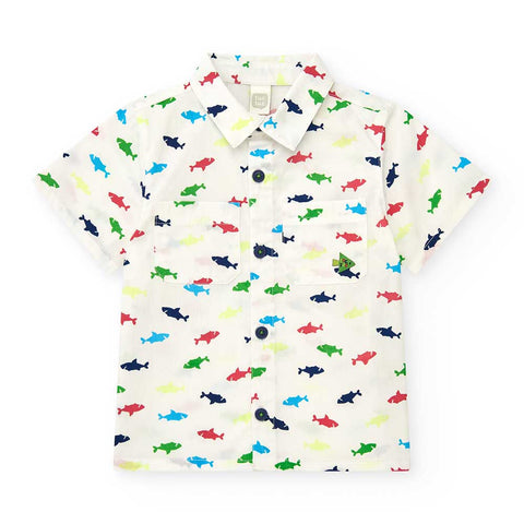 COTTON CANVAS SHIRT