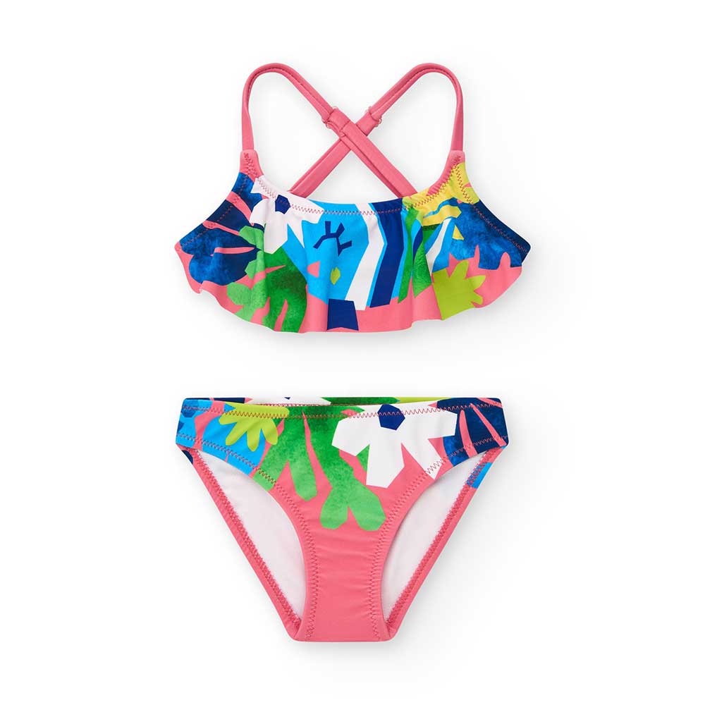 Bikini a fantasia colorata della Linea Abbigliamento Bambina Tuc Tuc.
Composizione:Poliammide 82%...