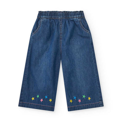 PANTALONI TELA COTONE - Tuc Tuc - Sesso: Bambina - Colore: Blu - Stagione: Primavera-Estate