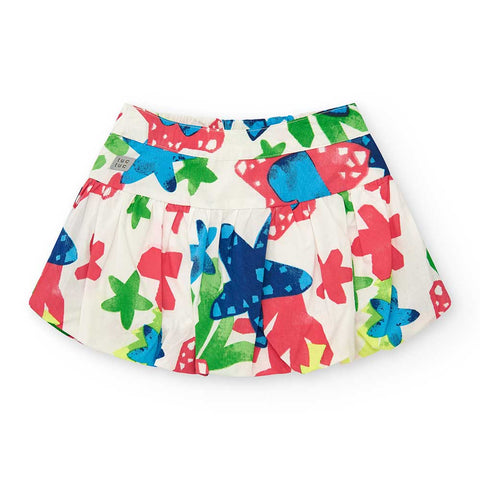 GONNA TELA COTONE - TUC TUC - Sesso: Bambina - Colore: Bianco - Stagione: Primavera-Estate