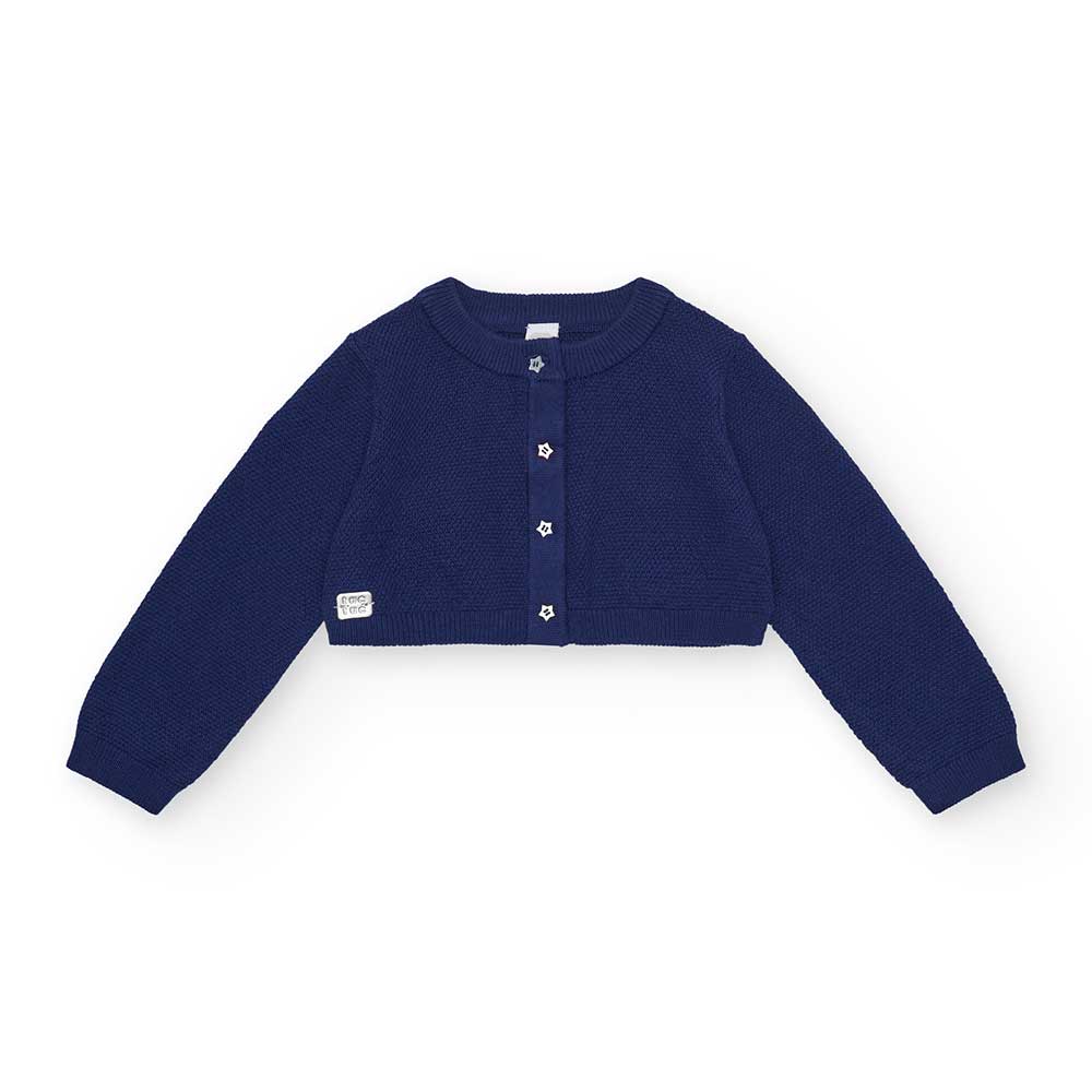 Cardigan from the Tuc Tuc Girls' Clothing Line, short solid color model.
Composition: 100% Cotton