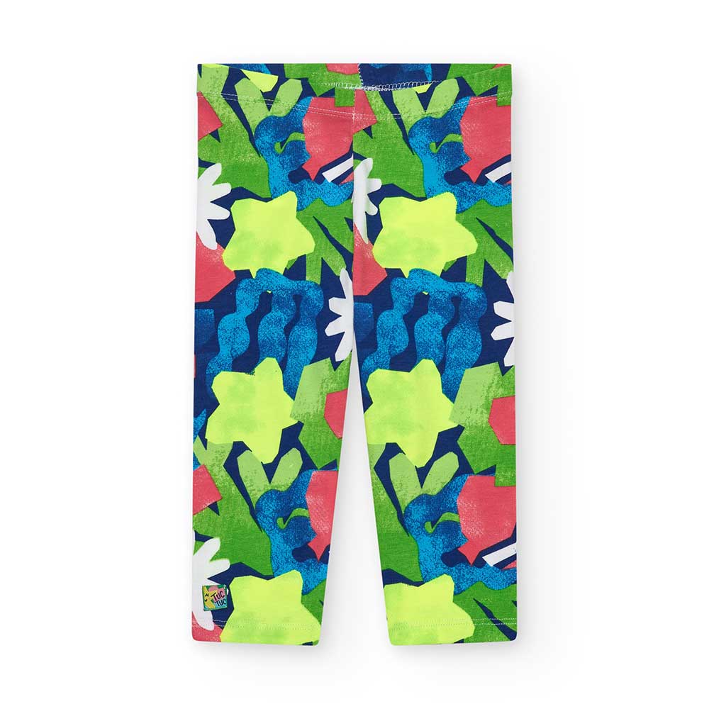 Leggings longs de la Ligne Vêtements Tuc Tuc Fille, avec un motif en couleurs fluo all-over.     ...