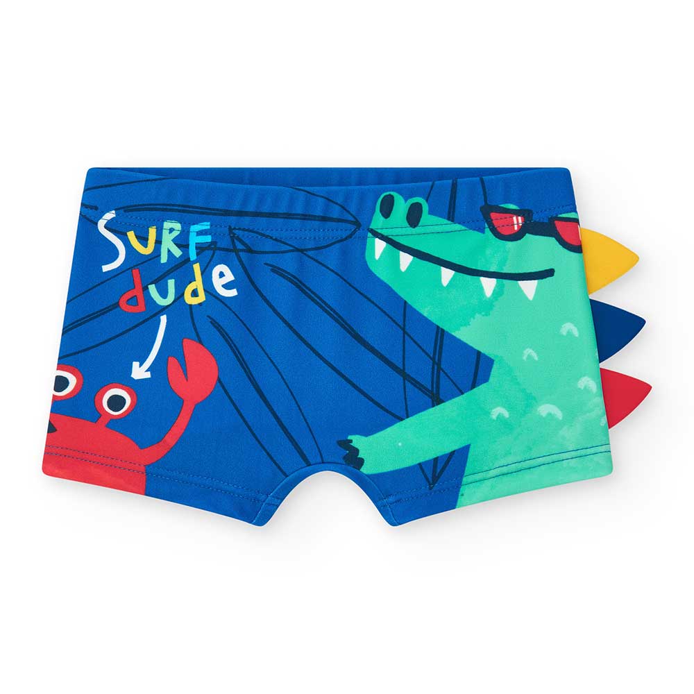 Boxer de bain de la Ligne Vêtements Enfant Tuc Tuc, avec un motif aux couleurs vives.Compositions...