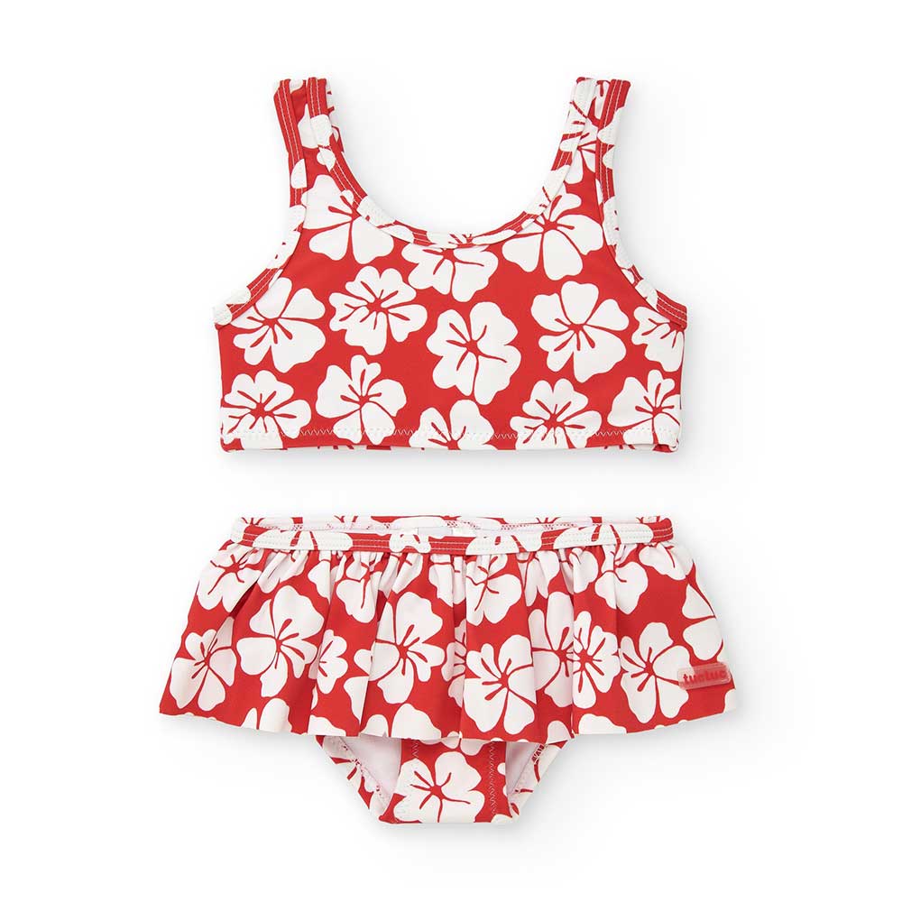 Bikini à motif coloré de la Ligne Vêtements Fille Tuc Tuc.Compostion : Polyamide 82 %, Élasthanne...