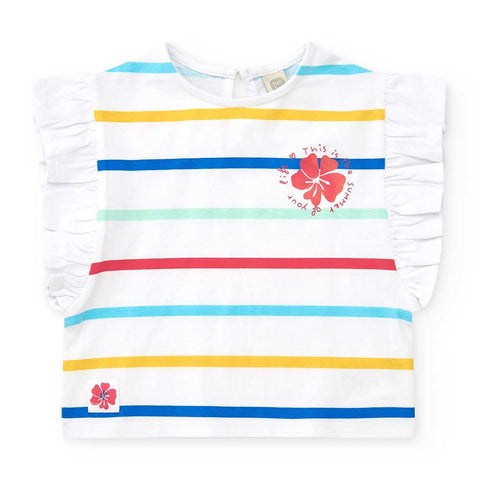 T-SHIRT JERSEY - TUC TUC - Sesso: Bambina - Colore: Bianco - Stagione: Primavera-Estate