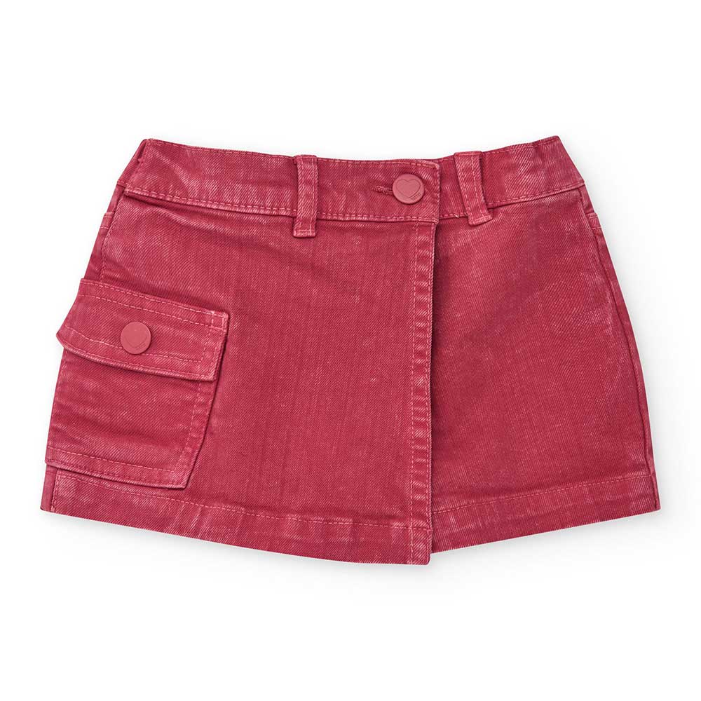 Gonna pantalone della Linea Abbigliamento Bambina Tuc Tuc, con chiusura a portafoglio sul davanti...