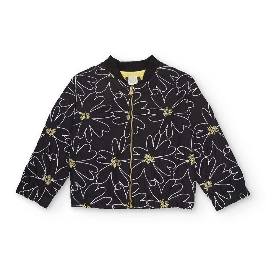 Blouson de la ligne de vêtements pour filles tuc Tuc, modèle bomber en toile de coton avec des br...
