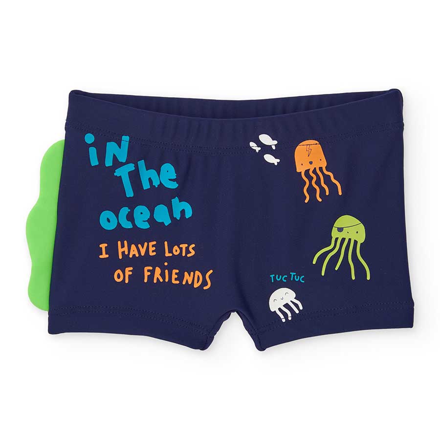 Maillot de bain de la ligne de vêtements pour enfants Tuc Tuc, aux couleurs vives.
Composition : ...