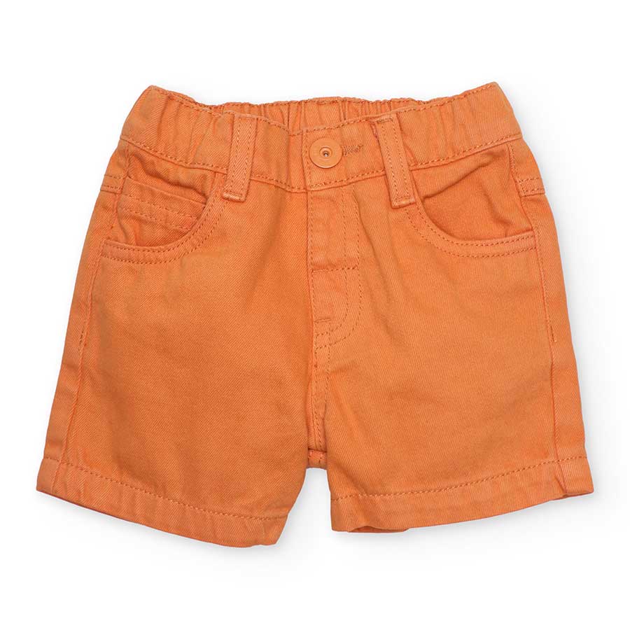 Pantaloncini della Linea Abbigliamento Bambino Tuc Tuc, in denim a tinta unita con misura regolab...
