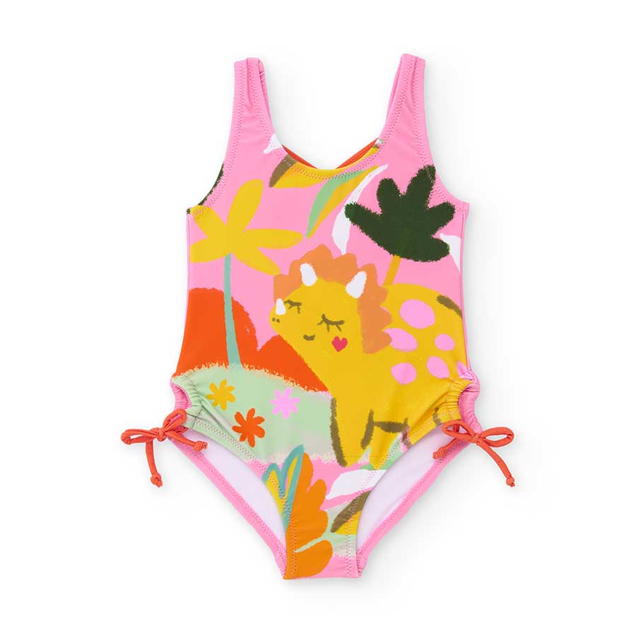 Costume intero della Linea Abbigliamento Bambina Tuc tuc, a colori vivaci.

Composizione: POLIAMM...