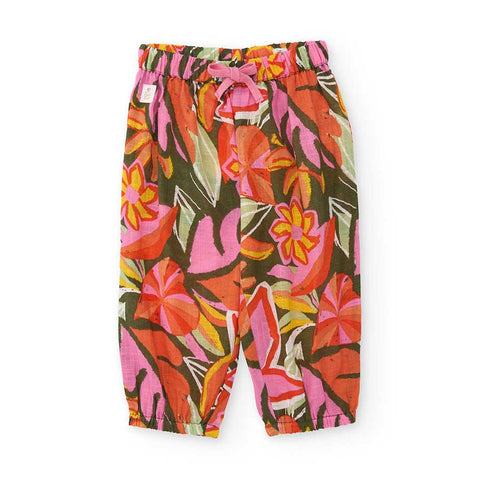 PANTALONS EN TOILE DE COTON