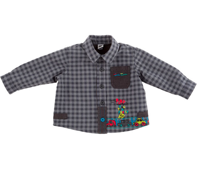 Chemise de la ligne vêtements enfant Tuc Tuc avec poche et impression sur le devant, double motif...