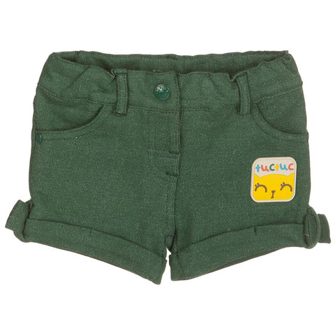 SHORT FELPA ROL.RACE - TUC TUC - Sesso: Bambina - Colore: Verde - Stagione: Autunno-Inverno