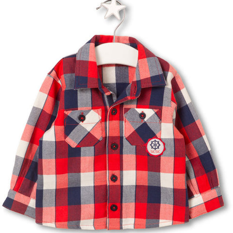 CHEMISE EN FLANELLE À CARREAUX SAVE TH