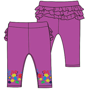 LEGGINGS EN MOLLETON FILLE