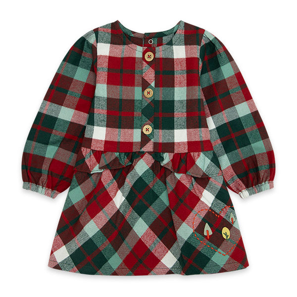 Robe de la ligne vêtements fille Tuc Tuc, collection Highlands, en flanelle
  avec motif écossais...