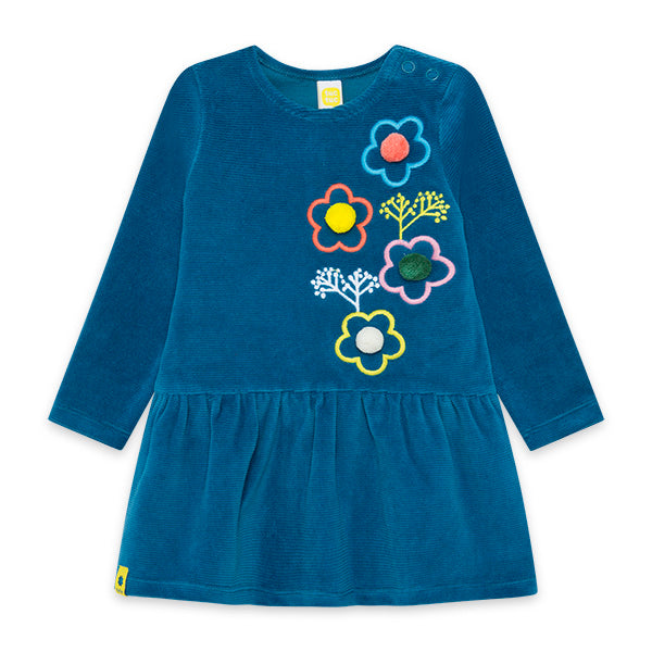 Robe en velours côtelé de la ligne de vêtements pour fille Tuc Tuc, collection Hijkers.
  Avec de...