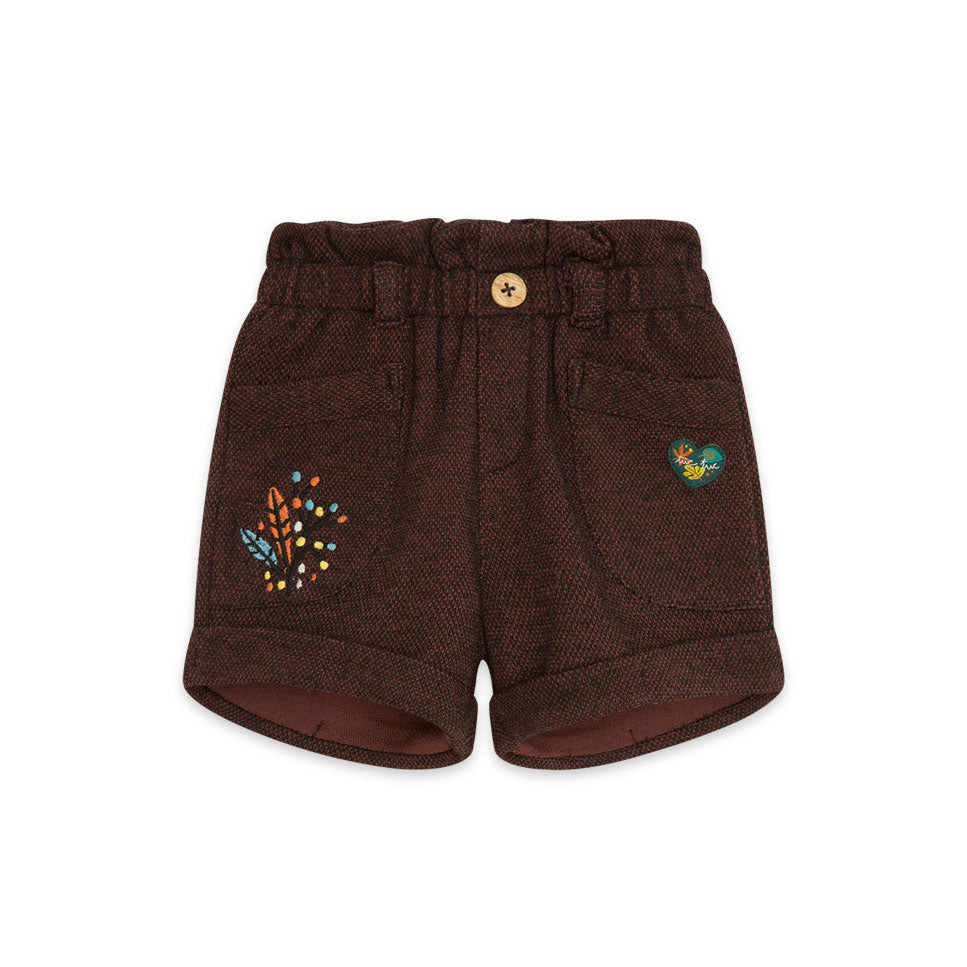 Short de la ligne Vêtements Fille tuc Tuc, en tissu doux, avec petites poches à l'avant et petits...
