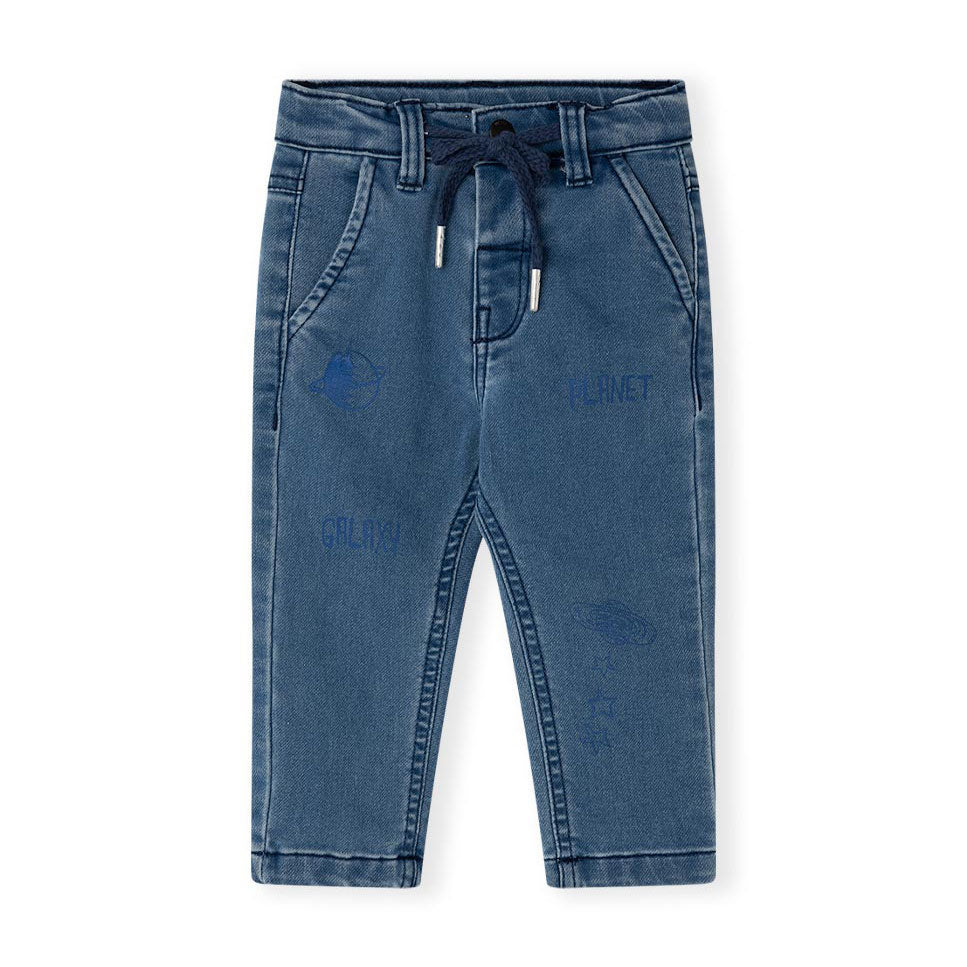 Jeans de la ligne Vêtements Enfant tuc tuc, avec cordon à la taille et petites poches.
 
Composit...