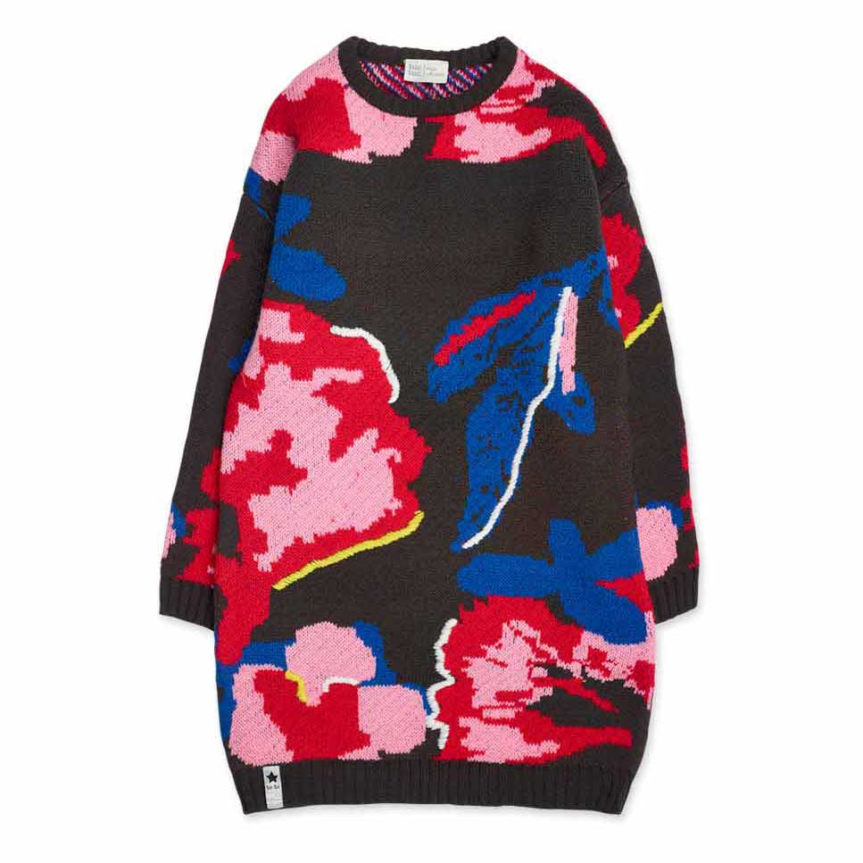 Robe en maille de la Ligne Vêtements Fille Tuc tuc, avec des couleurs douces, modèle maxipull.Com...