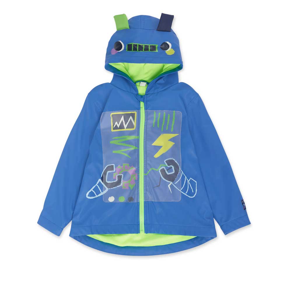 Imperméable de la Ligne Vêtements Enfant Tuc Tuc, avec intérieur en polaire. Capuche et fermeture...