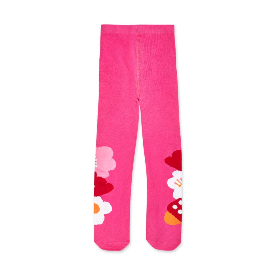 Collants de la ligne Vêtements Fille Tuc Tuc, avec un motif de cœurs sur fond fuchsia.
Compositio...