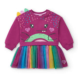 ABITO FELPA E TULLE - TUC TUC - Sesso: Bambina - Colore: uni - Stagione: Autunno-Inverno